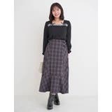 レース×リボンスクエアネックトップス | Re-J＆SUPURE | 詳細画像8 