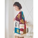 オルテガ柄ニットカーディガン | Re-J&SUPURE | 詳細画像3