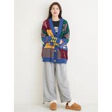 オルテガ柄ニットカーディガン | Re-J&SUPURE | 詳細画像18