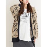 ラインジャガードフェザーニットカーディガン | Re-J&SUPURE | 詳細画像2