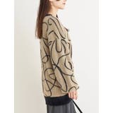 ラインジャガードフェザーニットカーディガン | Re-J&SUPURE | 詳細画像3