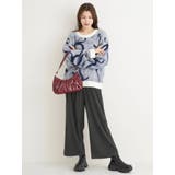 リボンジャガードフェザーニットトップス | Re-J&SUPURE | 詳細画像24