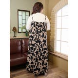 【Komachiコラボ】カウ柄キャミワンピース | Re-J＆SUPURE | 詳細画像4 