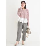 【Komachiコラボ】裾フリルリブカーデ風トップス | Re-J&SUPURE | 詳細画像13