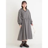 濃グレー | [SET]チェック柄フードブルゾン×キャミワンピース | Re-J＆SUPURE