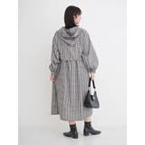 [SET]チェック柄フードブルゾン×キャミワンピース | Re-J＆SUPURE | 詳細画像4 