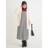 [SET]チェック柄フードブルゾン×キャミワンピース | Re-J＆SUPURE | 詳細画像15 