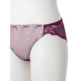 【脇高】[D85 I95］シャイニーフラワー刺繍ブラ＆ショーツ(モールドカップ) | Re-J＆SUPURE | 詳細画像10 