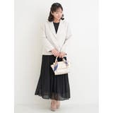 ［2WAY］シフォンジョーゼットプリーツワンピース | Re-J＆SUPURE | 詳細画像15 