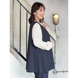 【ストレッチツイル】ペプラムベスト(セットアップ可) | Re-J＆SUPURE | 詳細画像12 