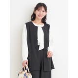 【ストレッチツイル】ペプラムベスト(セットアップ可) | Re-J＆SUPURE | 詳細画像34 