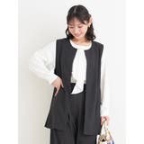 【ストレッチツイル】ペプラムベスト(セットアップ可) | Re-J＆SUPURE | 詳細画像36 