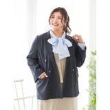 紺 | 【Sasaki Mikiコラボ】ストレッチツイル Wテーラードジャケット | Re-J&SUPURE