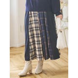 縦切り替えフレアスカート | Re-J＆SUPURE | 詳細画像2 