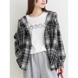 シャギーチェックフード付きシャツ | Re-J＆SUPURE | 詳細画像4 