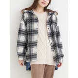 シャギーチェックフード付きシャツ | Re-J＆SUPURE | 詳細画像10 