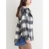 シャギーチェックフード付きシャツ | Re-J＆SUPURE | 詳細画像11 