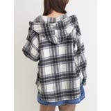 シャギーチェックフード付きシャツ | Re-J＆SUPURE | 詳細画像12 