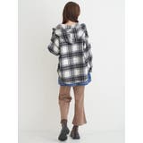 シャギーチェックフード付きシャツ | Re-J＆SUPURE | 詳細画像17 