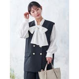 【Wクロス】WボタンVネックベスト(セットアップ可) | Re-J＆SUPURE | 詳細画像1 