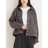 【WEB限定】フェイクレザー襟スエードポンチジャケット | Re-J＆SUPURE | 詳細画像10 