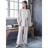 【マルチストレッチ】パールボタンポンチョジャケット(セットアップ可) | Re-J＆SUPURE | 詳細画像6 