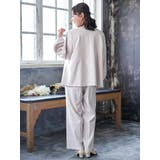 【マルチストレッチ】パールボタンポンチョジャケット(セットアップ可) | Re-J＆SUPURE | 詳細画像11 