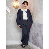 【マルチストレッチ】パールボタンポンチョジャケット(セットアップ可) | Re-J＆SUPURE | 詳細画像16 