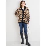 【WEB限定】レオパード柄シャギーニットカーディガン | Re-J＆SUPURE | 詳細画像7 