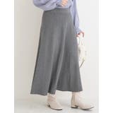 幾何学柄ニットスカート | Re-J＆SUPURE | 詳細画像2 