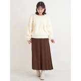 幾何学柄ニットスカート | Re-J＆SUPURE | 詳細画像15 