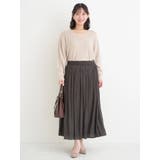 サテンギャザースカート | Re-J＆SUPURE | 詳細画像4 