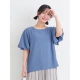 【接触冷感】[らくちんケア]シボ袖バルーンプルオーバー（セットアップ可） | Re-J＆SUPURE | 詳細画像12 