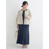 【接触冷感】[らくちんケア]シボスキッパーブラウス（セットアップ可） | Re-J＆SUPURE | 詳細画像27 