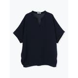【接触冷感】[らくちんケア]シボスキッパーブラウス（セットアップ可） | Re-J＆SUPURE | 詳細画像29 
