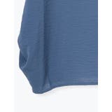 【接触冷感】[らくちんケア]シボスキッパーブラウス（セットアップ可） | Re-J＆SUPURE | 詳細画像35 
