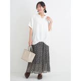 【接触冷感】[らくちんケア ]裾タックスキッパーブラウス（セットアップ可） | Re-J＆SUPURE | 詳細画像10 