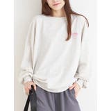 淡グレー | BACKウサギ刺繍プルオーバー | Re-J＆SUPURE