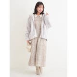 ポケットリボンハーフZIPワンピース（無地・花柄） | Re-J＆SUPURE | 詳細画像15 