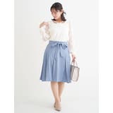 ウエストリボンシャンブレースカート | Re-J＆SUPURE | 詳細画像7 