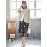 花柄刺繍オーガンジースカート | Re-J＆SUPURE | 詳細画像22 