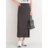 濃グレー | プリーツナロースカート | Re-J＆SUPURE