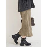 プリーツナロースカート | Re-J＆SUPURE | 詳細画像3 