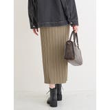 プリーツナロースカート | Re-J＆SUPURE | 詳細画像4 