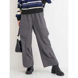 濃グレー | カーゴカーブワイドパンツ | Re-J＆SUPURE