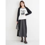 ネコプリント ラグランリブロングTシャツ | Re-J＆SUPURE | 詳細画像6 