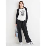 ネコプリント ラグランリブロングTシャツ | Re-J＆SUPURE | 詳細画像11 