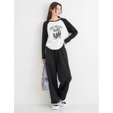 ネコプリント ラグランリブロングTシャツ | Re-J＆SUPURE | 詳細画像12 