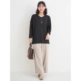 ネックレス付きリブラメニットドルマンプルオーバー | Re-J＆SUPURE | 詳細画像19 