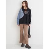 デニム切り替えロゴプルオーバー | Re-J＆SUPURE | 詳細画像6 